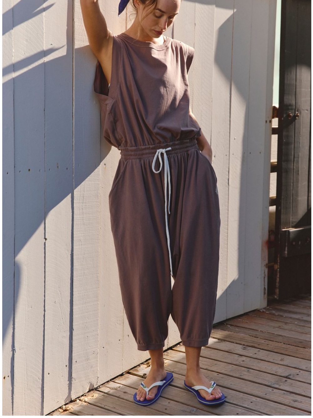 Free People Movement Hot Shot Harem Onesie NWT S - Picture 4 of 11